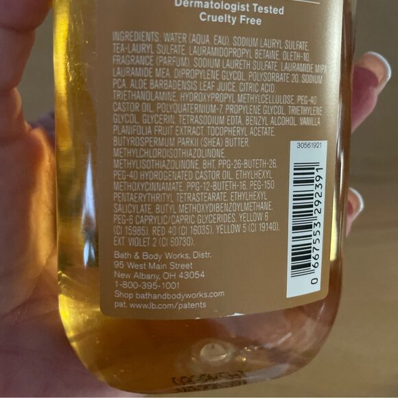 Bath and Body Works Warm Vanilla Sugar Shower Gel Full Size 10 Oz Brand New - Picture 6 of 6